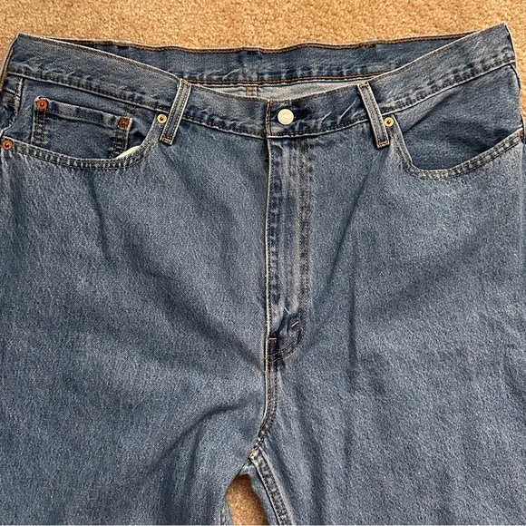 Levi’s 469 Loose 12" Men’s Shorts Medium Wash Non Stretch Size 42 - Picture 4 of 9